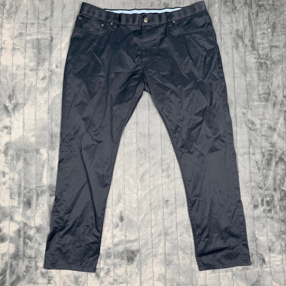 Brooks Brothers Lightweight Advantage Chino Stretch Pants Navy Blue Mens 38x30